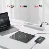 Extensão elétrica MACLEAN MCE395 W — 5 tomadas, 3× USB A, 110–240 V AC, 2,1 A USB, máx. 2500 W, branco, cabo de 1,5 m
