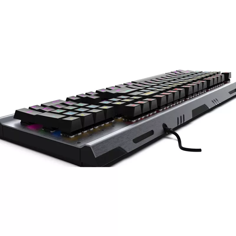 Teclado Gaming Incase IKG-444 Mecânico, RGB, layout alemão retail