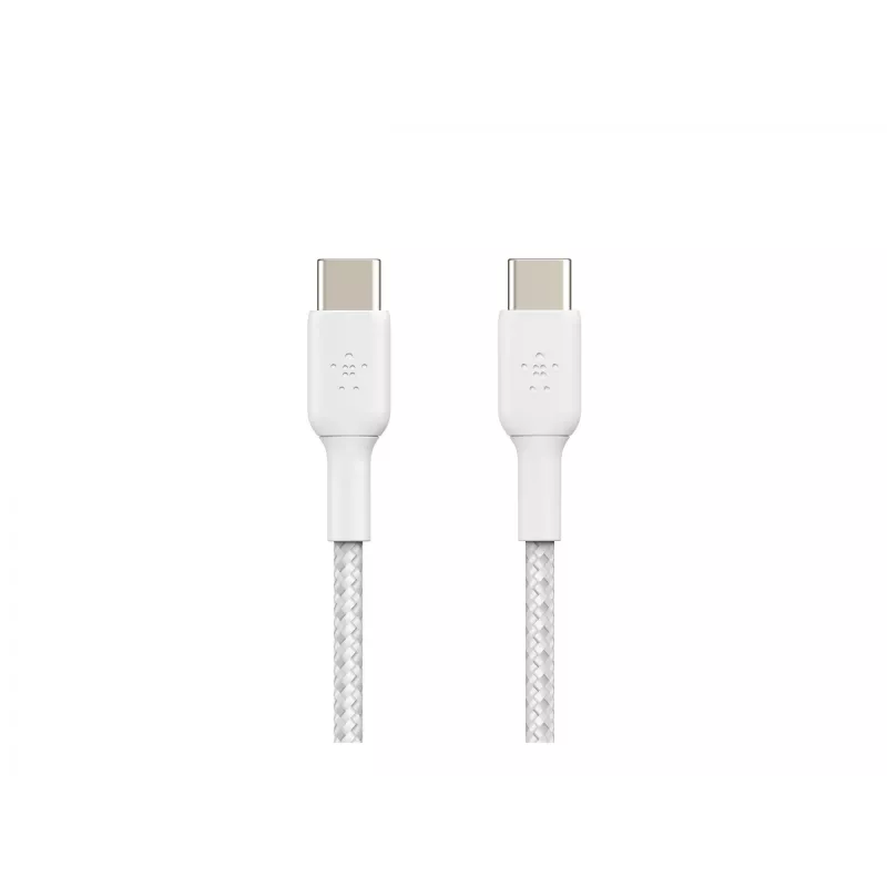 Belkin BOOST CHARGE - Cabo USB - 24 pin USB-C (M) para 24 pin USB-C (M) - USB 2.0 - 2 m - Branco