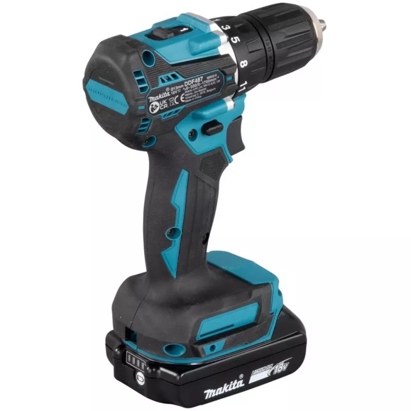 Makita DDF487RAJ Aparafusadora elétrica/aparafusadora de impacto 1700 rpm preto, verde