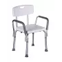 ActionMed cadeira de duche com encosto e apoios de braços