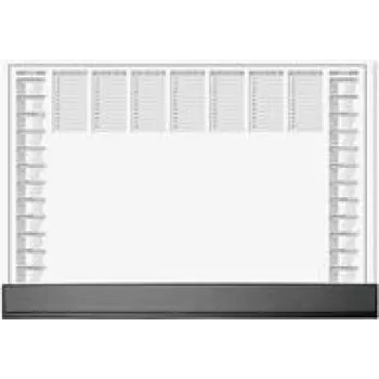 Tapete de secretária Sigel H6365 papel 595×410 mm, preto/cinzento/branco