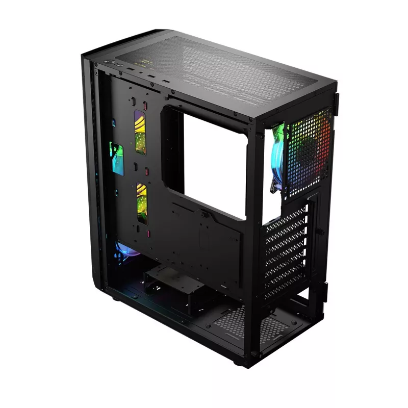 Caixa Logic ARAMIS ARGB MINIDI USB 3.0 preto