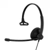 Headset EPOS IMPACT 100 MS Mono USB-C+A com fios leve 51g