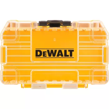 Caixa de ferramentas DeWalt DT70801 pequena ToughCase armazenamento portátil com fechos seguros