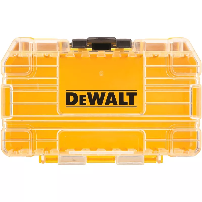 Caixa de ferramentas DeWalt DT70801 pequena ToughCase armazenamento portátil com fechos seguros