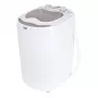Máquina de lavar de carga superior Adler AD 8055, portátil, capacidade 3 kg, creme, botão rotativo, 150 W