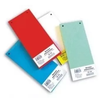 Divisória de cartão SMLT SK-D-SP/R 11×23,5 cm, vermelho, pack de 50