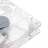 Ventoinha de caixa SilverStone SST-FN121-P-GL 120mm LED - branco