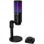 LORGAR SMP40, microfone RGB com botão de silenciamento externo e suporte metálico, preto