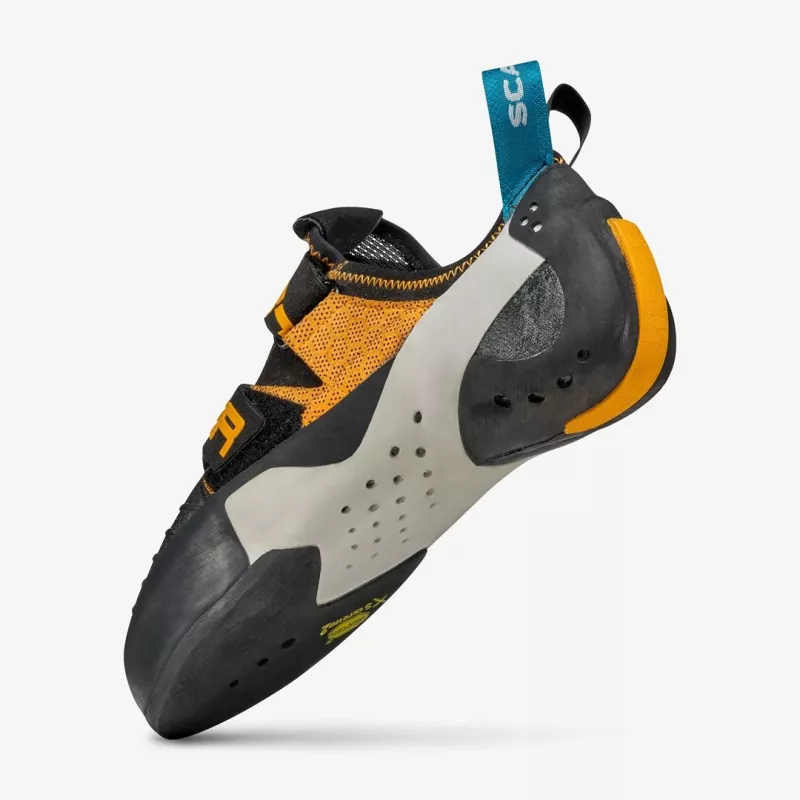 Sapatos SCARPA Booster-preto-laranja-43,5