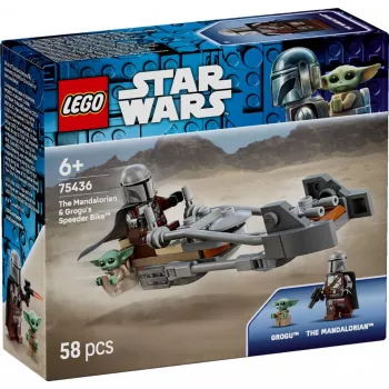 LEGO STAR WARS 75436 O Mandaloriano e a speeder bike do Grogu