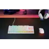 Teclado SteelSeries Apex 3 TKL US, branco