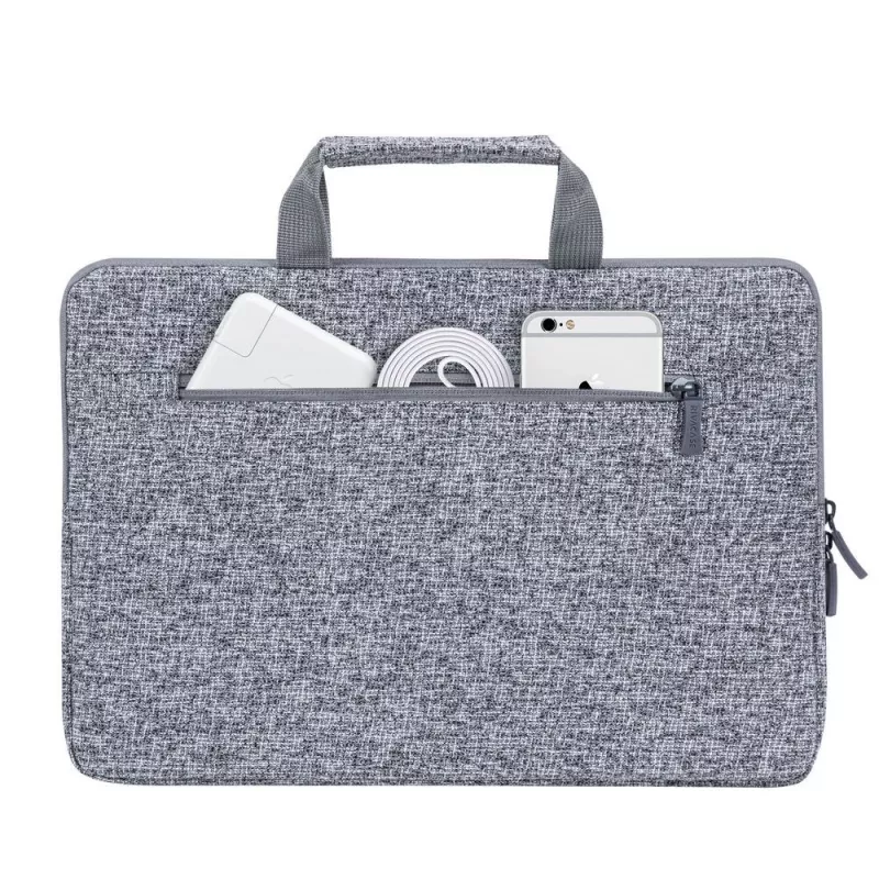 Rivacase Anvik 7913 Bolsa para portátil de 13,3 polegadas, cinzento claro