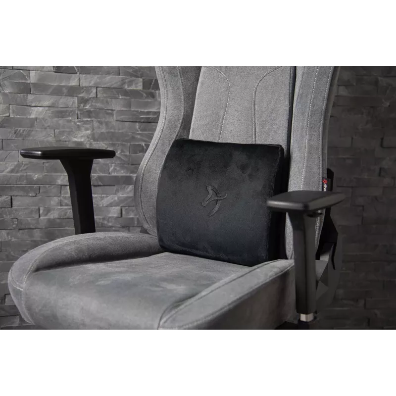 Apoio lombar Arozzi AZ-LUMBAR-BV preto veludo