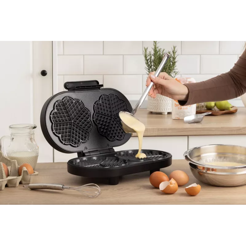 Máquina de waffles GORENJE WM1200B preta, 1200 W