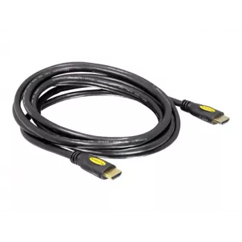 DeLOCK - Cabo de vídeo / áudio - HDMI - HDMI, 19 pinos (M) - HDMI, 19 pinos (M) - 5 m (82455)
