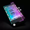 Bloco de água EK Water Blocks acrílico cobre preto níquel transparente