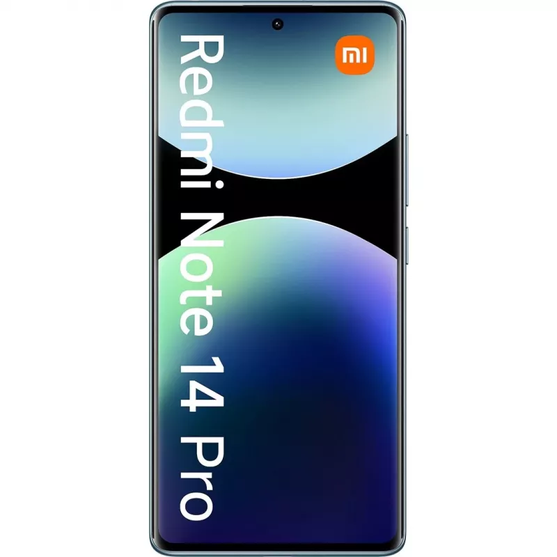 Xiaomi Redmi Note 14 Pro 4G smartphone 8 GB RAM 256 GB, 6,67" AMOLED, 200 MP, 5500 mAh, Dual SIM híbrido, Android 14, azul oceano