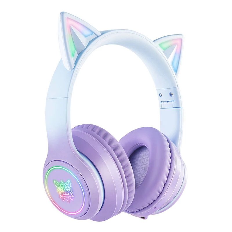 Headset Onikuma B90 headset gaming azul/roxo
