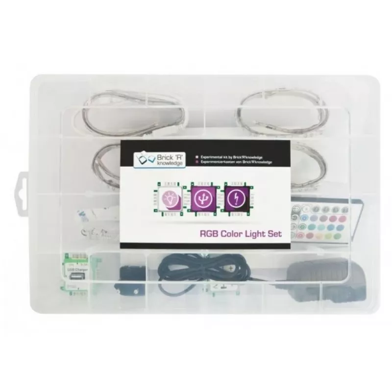 Conjunto de luzes RGB ALLNET Brick’R’knowledge Variable Color ALL-BRICK-0619