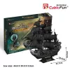 PUZZLE 3D conjunto grande navios piratas Queen Revenge