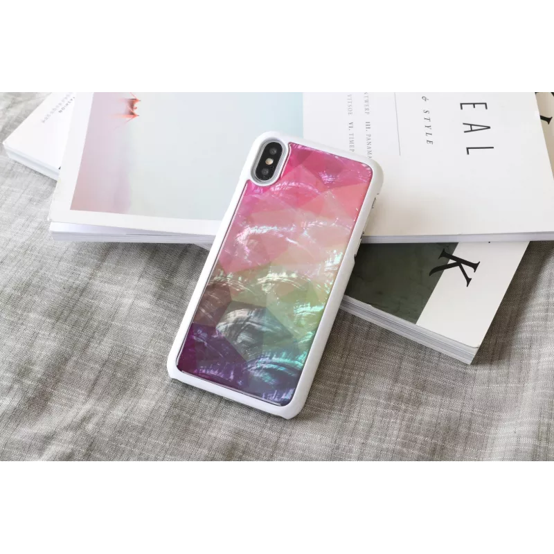 iKins Water Flower capa para iPhone XS/X, branca, K1690H