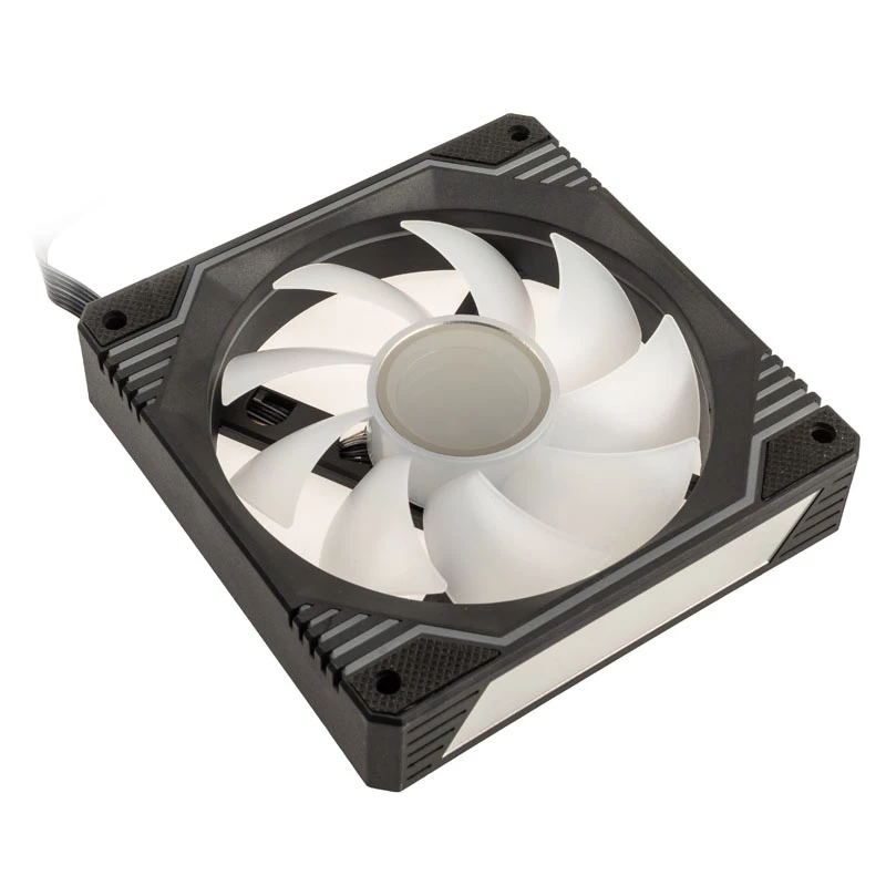 Ventoinha Kolink Umbra X ARGB PWM 120mm — 1.600 rpm, 24 dB, preto