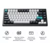Teclado mecânico Keychron Q1 Max 75% com Banana Switches, Carbon Black