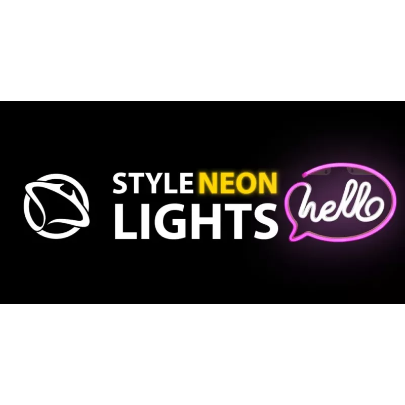 Luzes de néon decorativas MANTA SNL08PKT rosa/branco – fita LED flexível, iluminação decorativa de baixa tensão