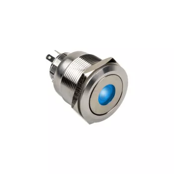 Interruptor/botão antivandálico DimasTech 25 mm Silverline Dot RGB PD212