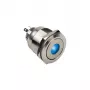Interruptor/botão antivandálico DimasTech 25 mm Silverline Dot RGB PD212