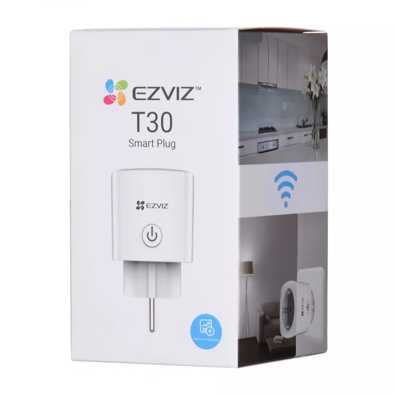 Tomada inteligente EZVIZ T30-10B-EU 1600 W Branca