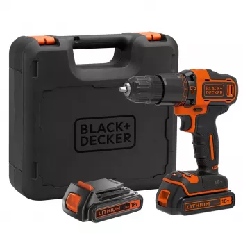 Black & Decker BDCHD18KB-QW Berbequim sem chave preto, laranja