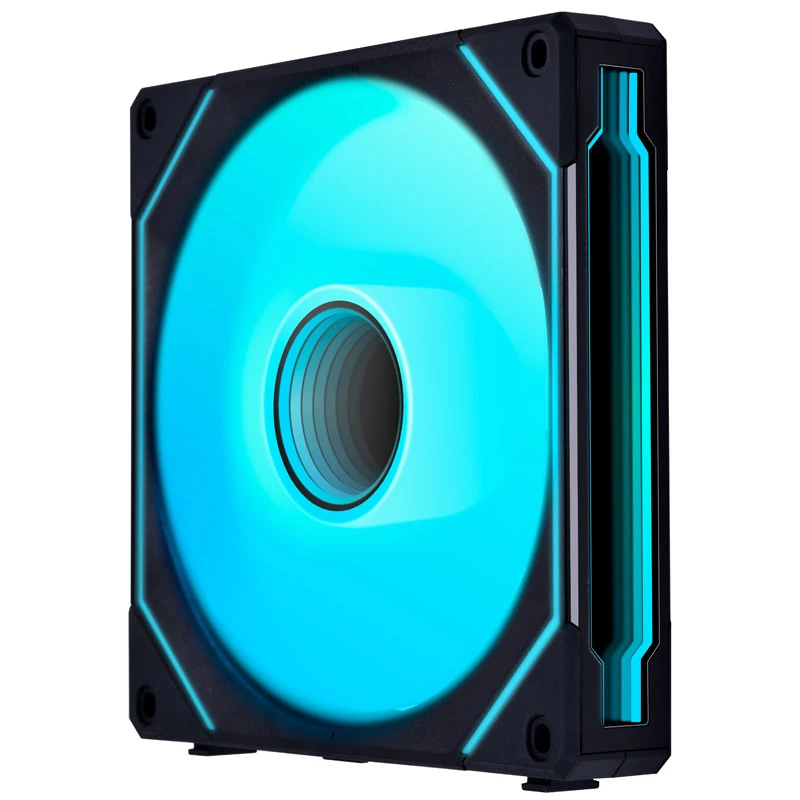 Ventoinha de caixa Lian Li UNI FAN SL-INF Reverse Blade RGB 140mm, modelo UF-RSLIN140-1B