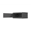 Armário de rack 19 polegadas para montagem na parede LANBERG 4U 600x450 mm preto com porta metálica