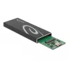 Caixa para SSD DeLOCK 42003 caixa externa para SSD M.2 SATA com USB Type-C