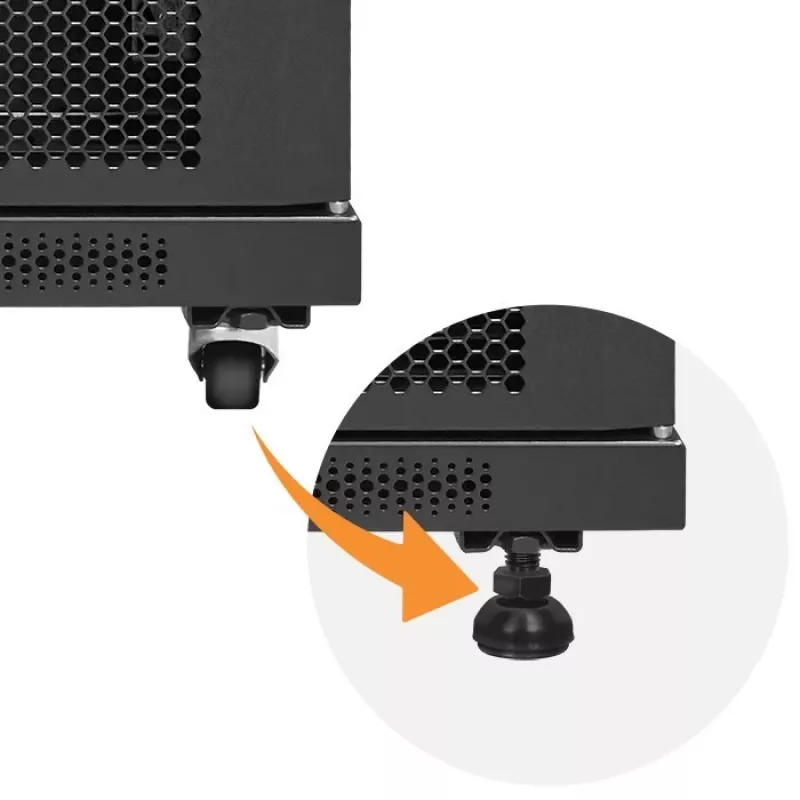 Armário rack 19 polegadas QOLTEC 54519 15U – caixa de rede/servidor, 15U de altura, montagem 19 polegadas