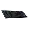 Logitech G G915 X - Teclado - LIGHTSPEED - TKL - retroiluminação - sem fios - Bluetooth 5.0, 2,4 GHz, USB - QWERTY - nórdico (dinamarquês/finlandês/norueguês/sueco)