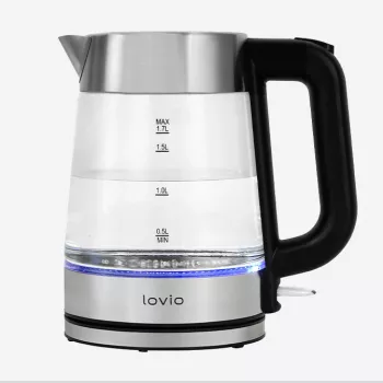 Chaleira elétrica Lovio 1,7L 2200W vidro