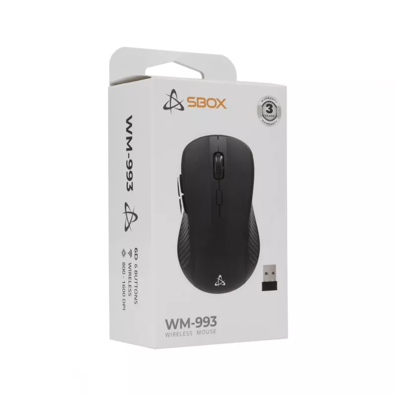 Rato sem fios SBOX WM-993 USB Type-A