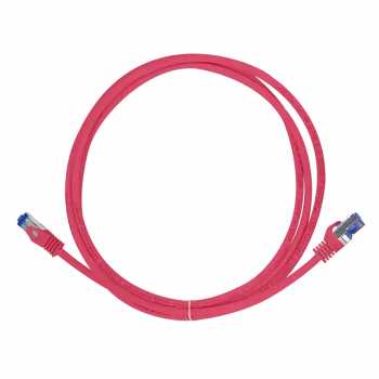 Logilink Professional Ultraflex - Cabo de patch - RJ-45 (M) para RJ-45 (M) - 50 cm - 6 mm - S/FTP - CAT 6a - isento de halogéneos, moldado, com alívio de tensão - Vermelho, RAL 3018 (C6A024S)
