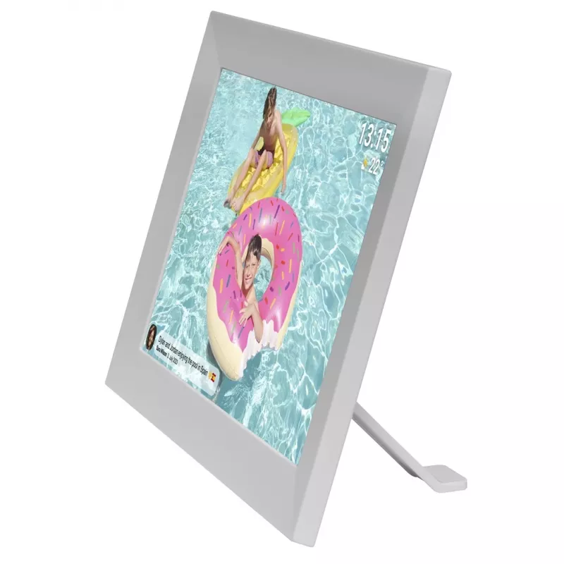 Moldura digital Denor com FRAMEO 10.1 16GB branca