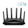 Router sem fios Cudy LT18 Gigabit Ethernet dual-band (2,4 GHz / 5 GHz) 4G preto