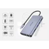 Hub UNITEK uHUB S7 USB 3.2 Gen 1 Type-C cinzento