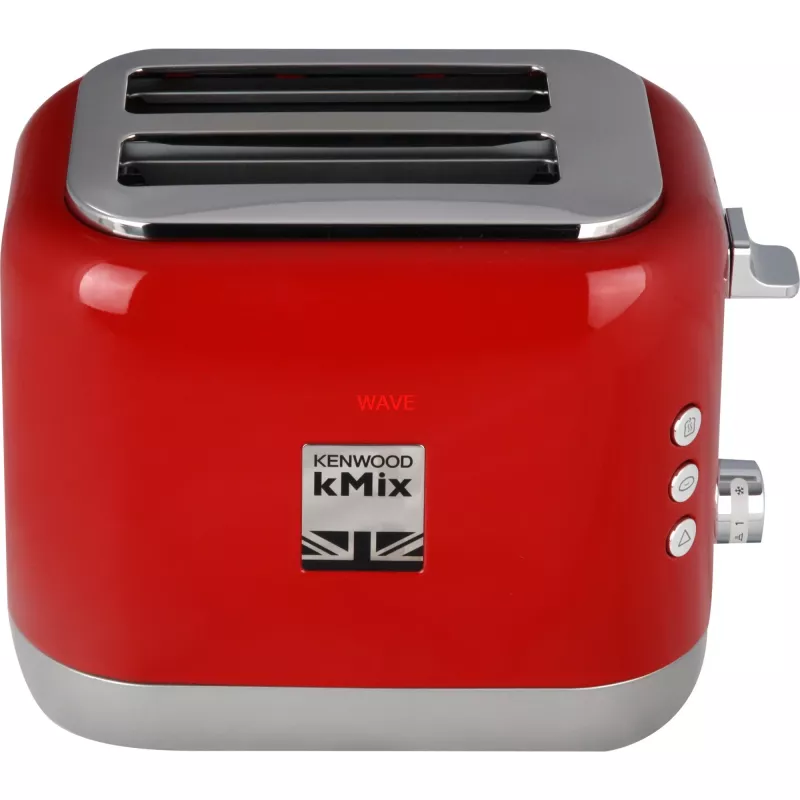 Torradeira Kenwood TCX751RD 2 fatias 900 W, caixa em metal, vermelho, 160×272×257 mm