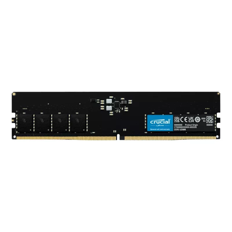 Crucial CT16G56C46U5 U-DIMM, 16GB, DDR5, 5600 Mhz, CL46, preto