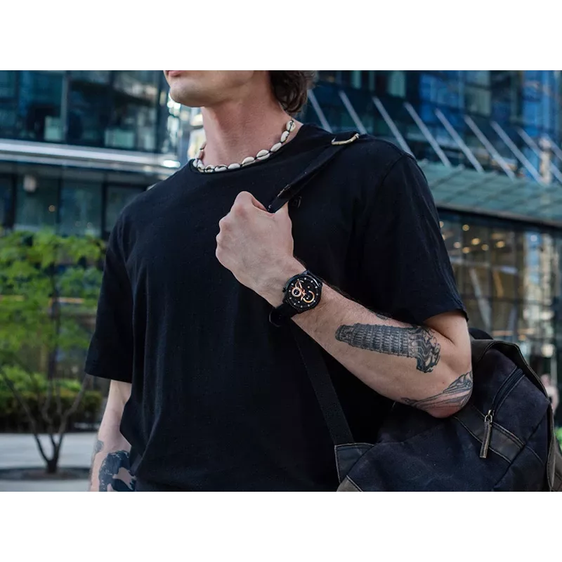 Smartwatch TRACER SM7 Shadow com Bluetooth e medidor de frequência cardíaca