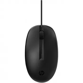 HP 125 Rato com fio, ambidestro, ótico, USB Type-A, preto