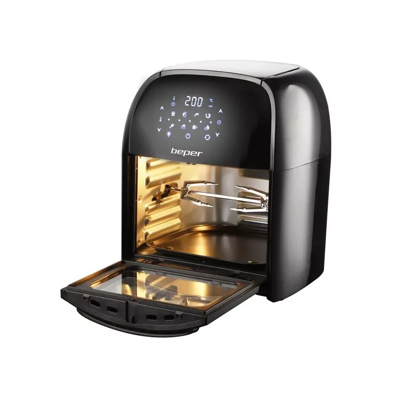 Fritadeira de ar quente Beper P101FRI012 12 L 1800 W Preto